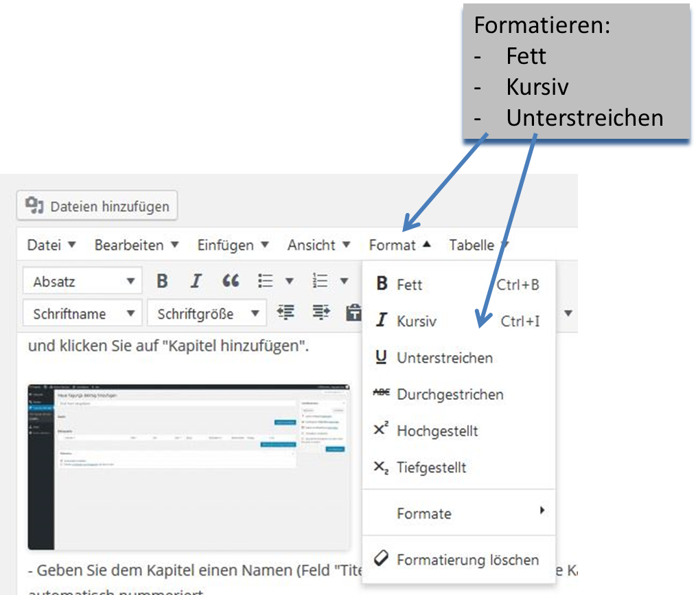 formatieren2